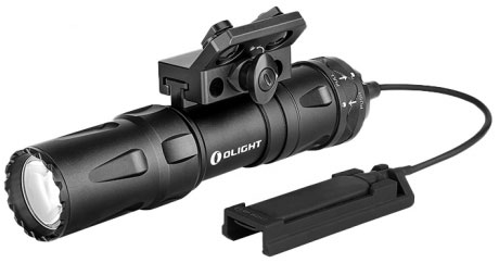 Olight Odin Mini Tactical Weaponlight, 1250 Lumens, Black Finish, White LED (ODINMINIBK)