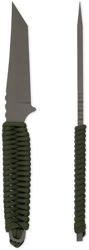 Toor Knives Kingpin Fixed Blade Knife, Ranger Green Finish (KINGPINRG)