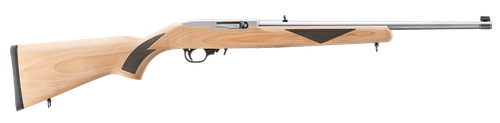 Ruger 10/22 Sporter Rifle 31229, 22 LR, 18" Sporter, Semi-Auto, Wood Stock, Stainless Finish, 10 Rds