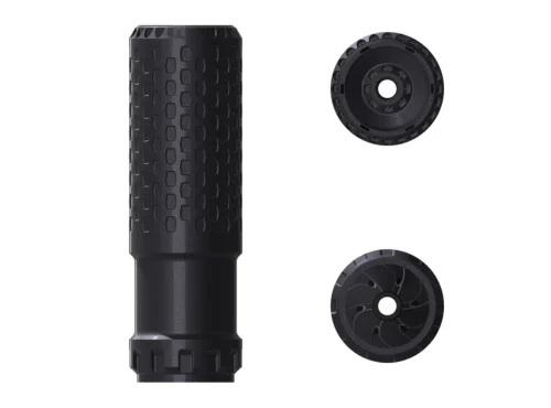 Ridgeback Defense Co. Rhodie 6Ti, 6mm/5.56/223, Black Suppressor