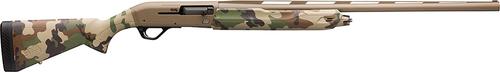 Winchester SX4 Hybrid Hunter Shotgun 511290392, 12 GA, 28", 3" Chmbr, Woodland Camo Stock, FDE Cerakote Rec/Barrel,  4 Rds