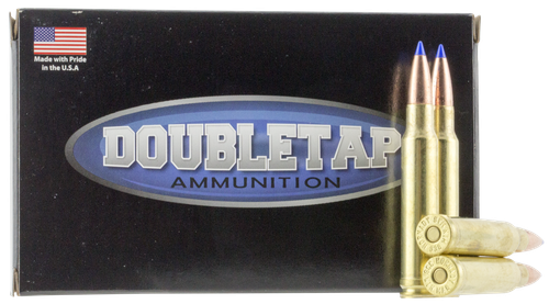 DoubleTap Ammunition Longrange Rifle Rifle Ammunition 338W160X, 338 Win Mag, DT Lead Free, 160  GR, 3275  fps, 20 Rd/bx