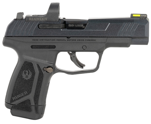 Ruger Max-9 Long RD Optic Ready Pistol, 9mm, 4in, Black Finish, 12 Rds