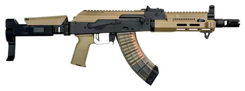 Orthos Arms Babushka FDE AK Pistol, 7.62x39mm, 10.5", FDE Cerakote, ACX Adj. Pistol Brace, 30+1