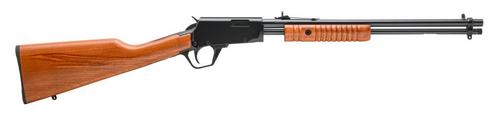 Rossi Gallery Pump-Action Rifle RP22W201WD, 22 WMR, 20", Hardwood Stock, Blued Receiver, 12 Rds