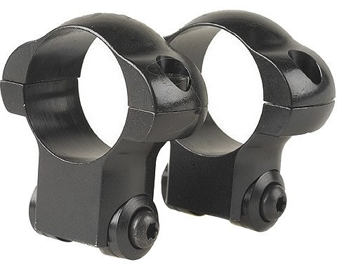 Redfield Ruger Rifle Steel Rings 47240, Rug M77, High, 30mm, Black Matte