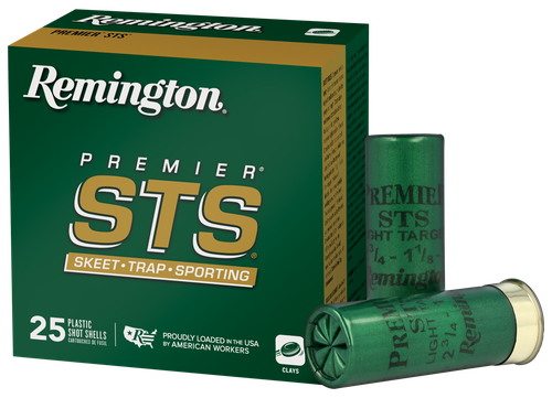 Remington Premier STS Shotshells STS12LR7, 12 Gauge, 2-3/4", 1-1/8 oz, 1100 fps, #7.5 Lead Shot, 25 Rds/Bx