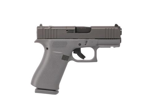 Glock G43X MOS Pistol UX4350201FRMOSGF, 9mm, 3.39in, Gray Frame Grips, 10 Rds