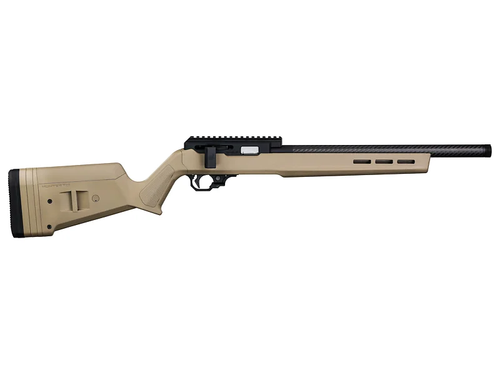 Volquartsen Summit Rimfire Rifle VCB‑0284, 22 LR, 16", Magpul FDE Stock, Carbon Barrel, w/Rapid Release, 10+1