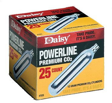 Daisy 25 Count CO2 Cylinders (7025)