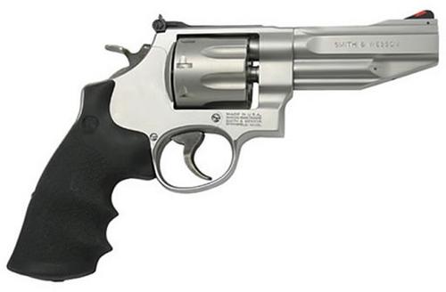 Smith & Wesson 627 Pro Revolver 178014, 357 Magnum, 4 in, Black Syn Grip, Matte Stainless Finish, 8 Rd, Adj Sights