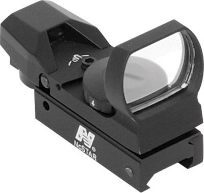 NcStar Red Dot Sight D4B, 1x, 24x34mm, Black, 3 M.O.A. Dot Dual Illuminated Multi-Reticle