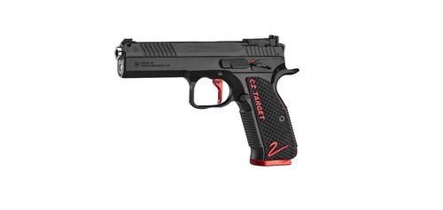 CZ CZ Shadow 2 Target Limited Pistol 91246, 9mm, 5in, Steel Frame, Red Accents, 17 Rds