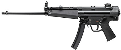 Heckler & Koch SP5L Semi-Auto Pistol 81000479, 9mm, 16.5 in, Black Grip, Black Finish, 30 Rds