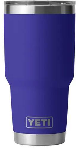 Yeti Rambler Tumbler 30oz Stainless Steel Cup, DuraCote Offshore Blue (21071500959)