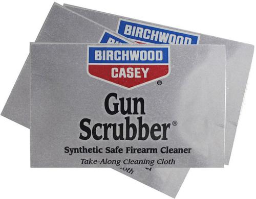 Birchwood Casey Gun Scrubber Firearm Cleaner Take-Alongs 12 wipes (33312)