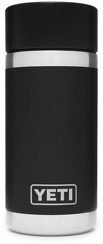 Yeti Rambler 12 oz Bottle With Hotshot Cap, DuraCote Black (YRAMB12BK)