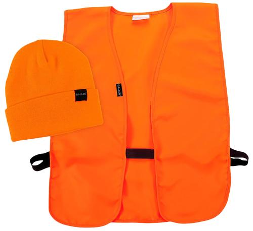 Allen Safety Orange Vest & Cap Combo