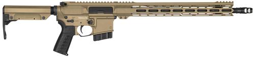 CMMG MK4 Rifle 28A670CCT, 22 ARC, 16.10", 6 Position RipStock, Coyote Tan Cerakote, 10 Rds