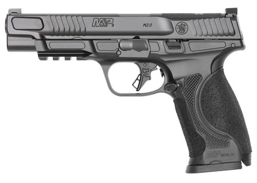 Smith and Wesson M&P9 M2.0 Metal HD Pistol 14670, 9mm, 5", Black Armornite Stainless Steel Frame, Optic Ready, 17 Rds