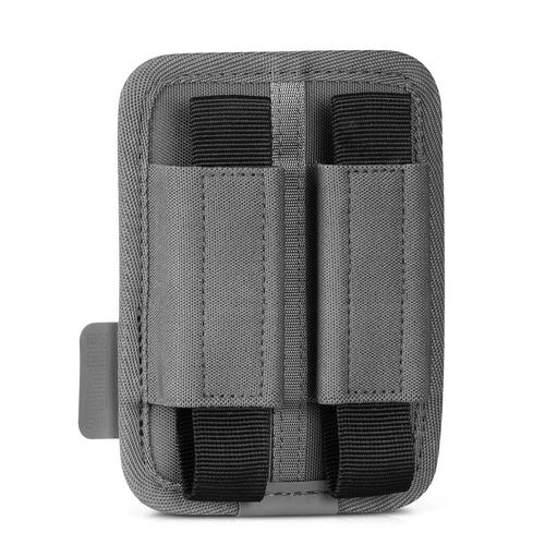 Savior Equipment Pistol Magazine Holder w/Hook Backing, SW Gray, 2 Slots (MP-TNS-PISX2-GS)