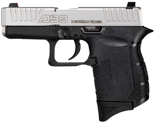 Diamondback DB9 Gen4 Pistol DB0200P021, 9mm Luger, 3.10in, Black Polymer Frame Black & Grips, Black Finish, 6 Rds