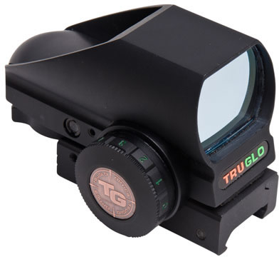 TruGlo Tru-Brite Red Dot Sight, 1x, 24X34MM Screen, Black, Multi Reticle