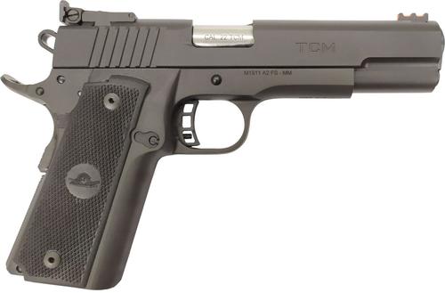 Rock Island Armory TCM Standard FS Pistol 56922, 22 TCM, 5in, Serrated Slide & Black Polymer Grips, Black Parkerized Finish, 17 Rds