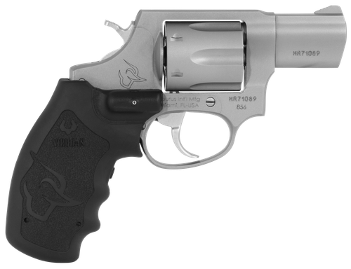 Taurus 856 Revolver 2856029VL, 38 Special +P, 2", Black Polymer w/Viridian Laser Grip, Matte Stainless Finish, 6 Rd