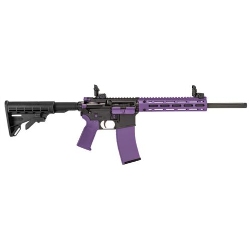 Tippmann Arms M4-22 LTE Accent, 22 LR, 16", 25 Rds, Black & Purple