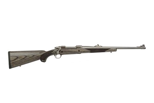 Ruger M77 Alaskan Bush Bolt Action Rifle 57197, 9.3x62mm, 20", Laminate Grey Stock, Brushed Stainless Finish, 4 Rds