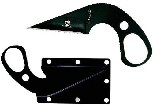 Kabar Tactical Defense Institute Law Enforcement Knife w/Straight Edge & Sh 1478