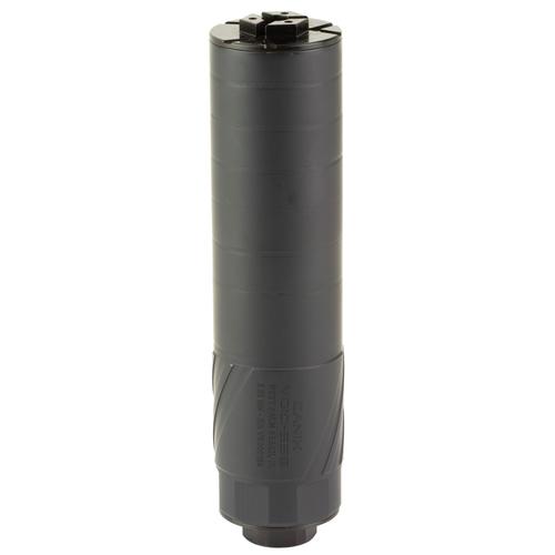 CANIK VOID-556 Adjustable Backpressure Suppressor, 5.56 Cal, Stainless Steel, 1/2x28 Direct Thread, Black