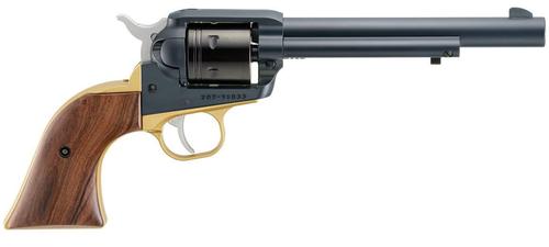 Ruger Wrangler Revolver 2050, 22LR, 6.5in, Altamont Wood Grips, Midnight Blue Cerakote, 6 Rds