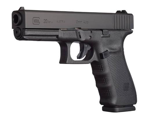 Glock G20 G4 Pistol PG2050703, 10mm, 4.60in, 15 Rds