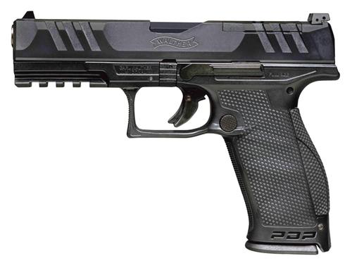 Walther PDP Pistol 2858134, 9mm Luger, 5", Performance Duty Textured Poly. Grips, Black Finish, 10 Rds