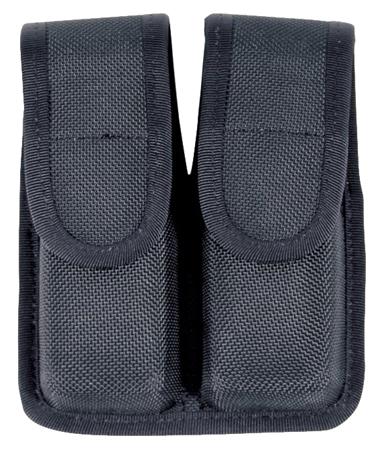 Blackhawk Blackhawk Cordura Double Mag Pouch, Nylon, Black, For  9mm/.40 cal/.45 cal Mags (44A000BK)