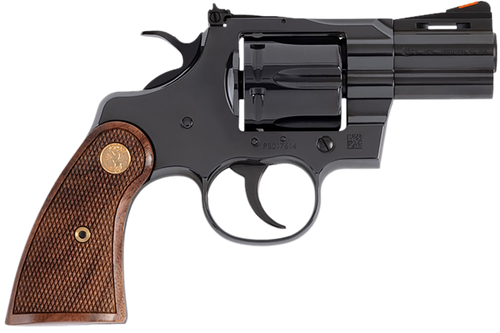 Colt Python Revolver PYTHONBP2WTS, 357 Mag, 2.50in, Wood Grips, Carbon Steel Frame Finish, 6 Rds