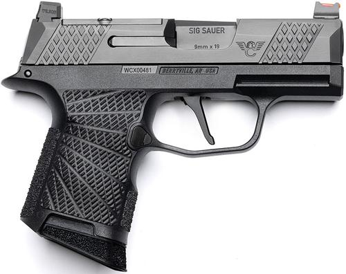 Wilson Combat WCP365 Pistol WCP3659BATRC, 9mm, 3.1 in, Flat Trigger, RMRcc Cut, Black Finish, 10 Rd