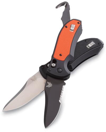 Benchmade Auto-Triage Folding Knife w/Black Stainless Steel ComboEdge Drop Point Blade (9170SBK)