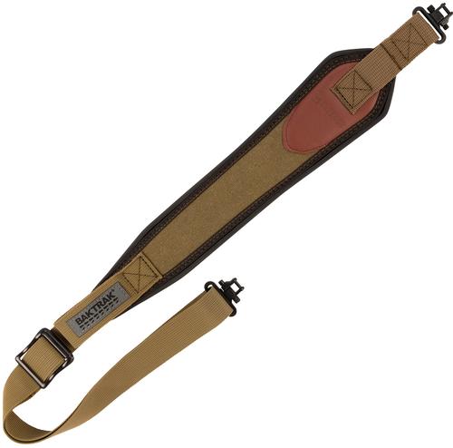 Allen Heritage Baktrak Olive w/Leather Trim Long Gun Sling