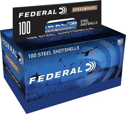 Federal Speed-Shok Shotshells WF142100BB, 12 Gauge, 3", 1 1/4 oz, 1450 fps, BB Steel Shot, 100 Rds/bx