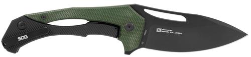 SOG Bulwark FLK Drop Point EDC Knife w/Olive Drab Textured Handle (SOG14240257)