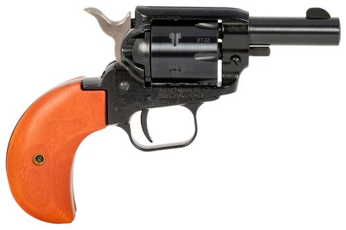 Heritage Barkeep Revolver BK22B2BH, 22 LR, 2.68", Cocobolo Bird Head Grips, Black Oxide Finish, 6 Rds