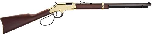 Henry Golden Boy Large Loop Lever Action Rifle H004ML, 22 WMR, 20.5", American Walnut Stock, Brasslite Metal Rec., 12RD