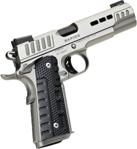Kimber 3000429 Rapide Frost Pistol - 10MM, 5 in Barrel, Silver/Gray Finish, 8 Rds