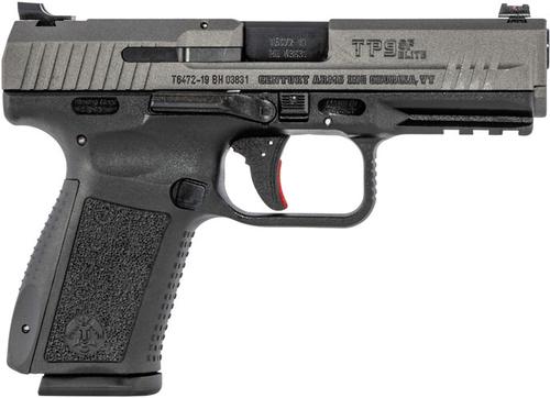 Century Arms TP9SF Pistol HG4869TN, 9mm, 4.19", Black Polymer Grips, Tungsted Cerakote Finish, 15 Rds