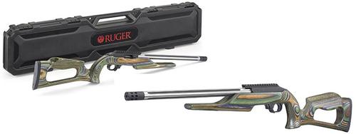 Ruger 10/22 Rifle 21179, 22 LR, 16.12", Green Mountain Laminate Barracda Stock, Stainless Finish, 10 Rds