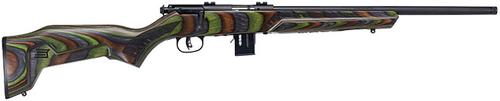 Savage 93R17 Minimalist Bolt Action Rifle, 17 HMR, 18 in, Laminate Stock, Black Finish, 5 Rds