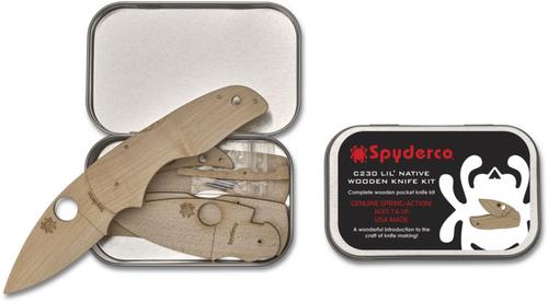 Spydero Lil' Native Wooden Knife Kit